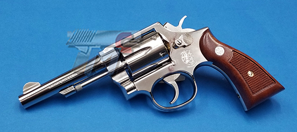 TANAKA S&W M10 Military & Police 4inch Revolver (Nickel) (Ver.3) - Click Image to Close